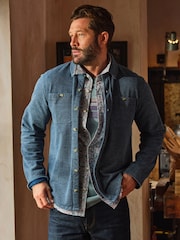 FatFace Indigo Blue Sweat Shirt - Image 5 of 6