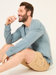 FatFace Otterton Blue Cut and Sew Crew Sweat - Image 3 of 5