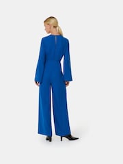 Whistles Blue Bonnie Gathered Jumpsuit - Image 3 of 6