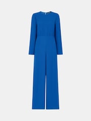 Whistles Blue Bonnie Gathered Jumpsuit - Image 6 of 6