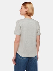 Whistles Grey Whistles Grey Emily Ultimate 100% Cotton T-Shirt - Image 2 of 5