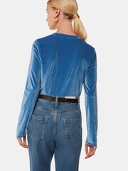 Whistles Blue Olivia Top - Image 2 of 5