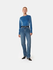 Whistles Blue Olivia Top - Image 3 of 5