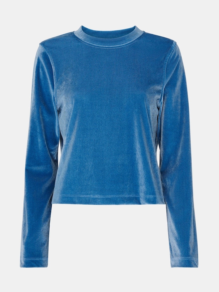 Whistles Blue Olivia Top - Image 5 of 5 Whistles Blue Olivia Top - Image 5 of 5