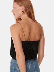 Whistles Black Cowl Neck Cami Top - Image 2 of 5