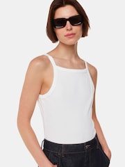 Whistles Straight Neck White Vest - Image 1 of 5