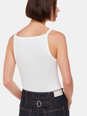 Whistles Straight Neck White Vest - Image 2 of 5