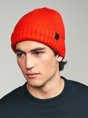 Red Waterproof Knitted Beanie - Image 1 of 3