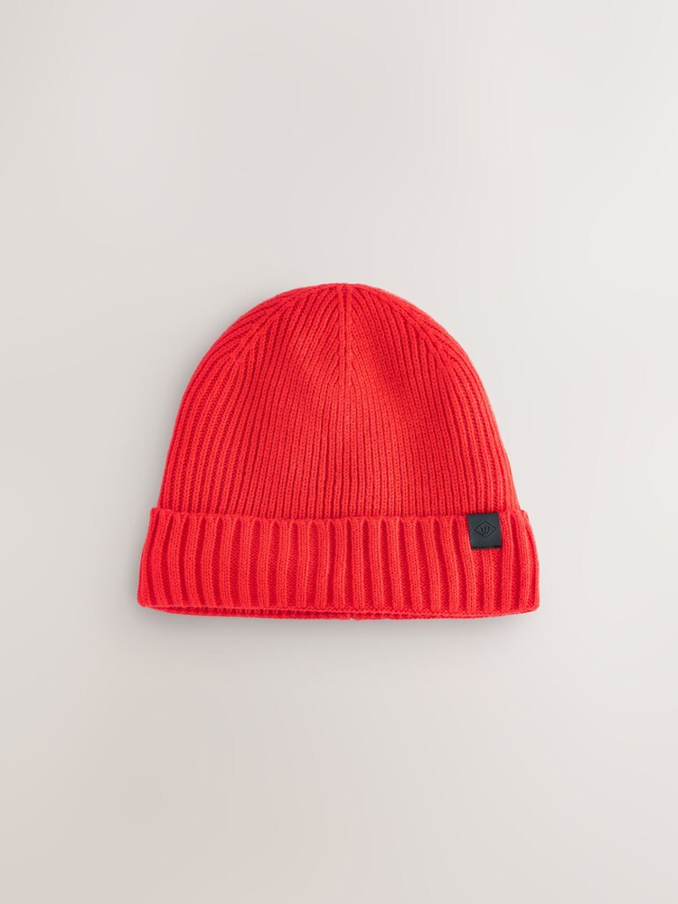 Red Waterproof Knitted Beanie - Image 2 of 3