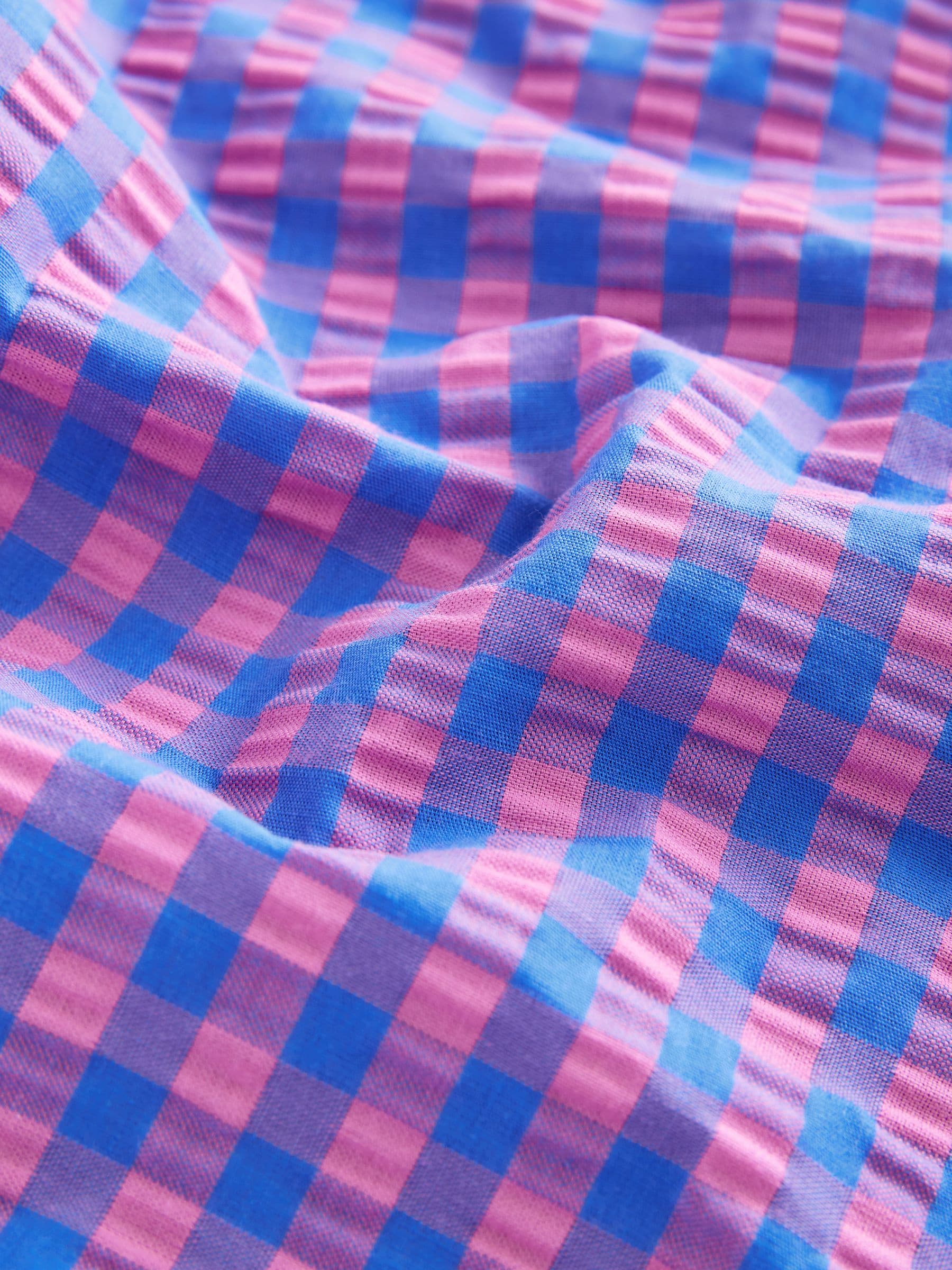 Buy Blue/Pink Pull On Gingham Trousers from Next USA
