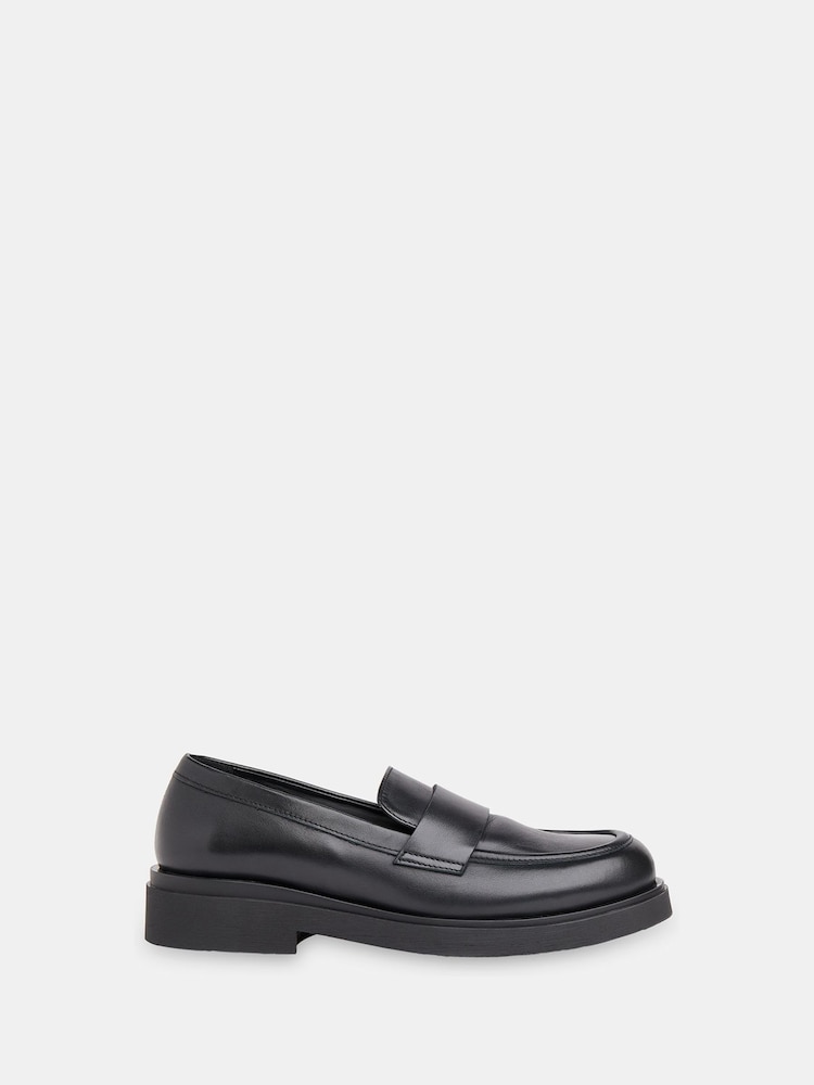 Whistles Black Ames Chunky Loafers - Image 1 of 4 Whistles Black Ames Chunky Loafers - Image 1 of 4