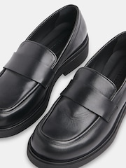 Whistles Black Ames Chunky Loafers - Image 3 of 4