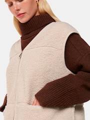 Whistles Josie Fleece Gilet - Изображение 1 из 5