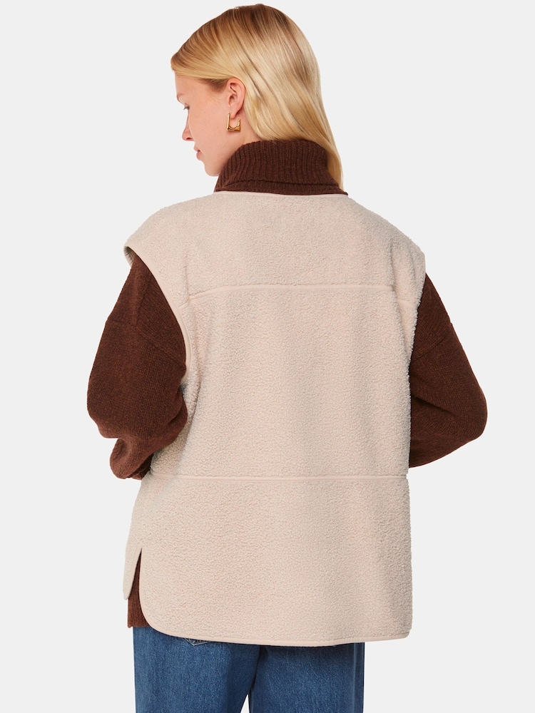 Whistles Josie Fleece Gilet - Изображение 2 из 5