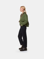 Whistles Green Marie 100% Cotton Casual Jacket - Image 3 of 5