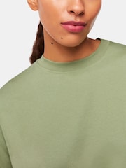 Whistles Green Relaxed 100% Cotton T-Shirt - Image 3 of 5