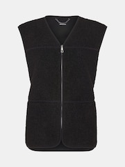 Whistles Josie Fleece Black Gilet - Image 5 of 5