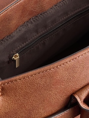 Tan Brown Hand Held Tote Bag - Image 9 of 9