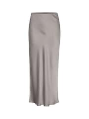 Kaffe Lotte Satin Elastic Waist Maxi Skirt - Image 5 of 6