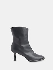 Whistles Black Nettie Stitch Detail Boots - Image 1 of 5