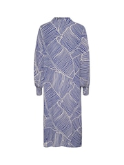 Kaffe KAgenette Long Sleeve Midi Dress - Image 5 of 5