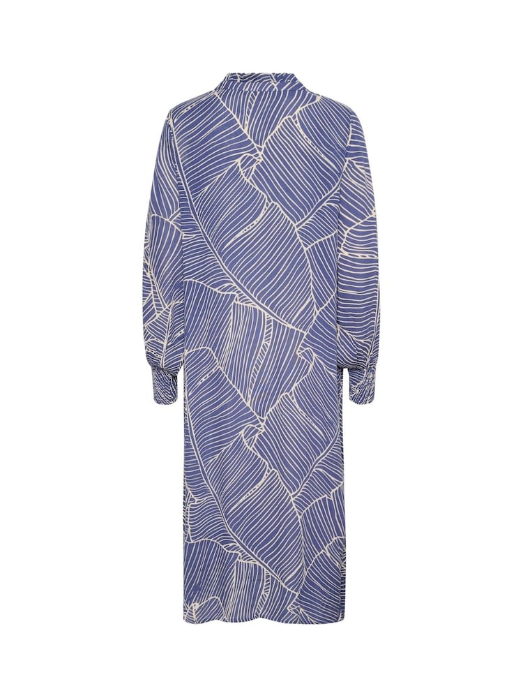 Kaffe KAgenette Long Sleeve Midi Dress - Image 5 of 5