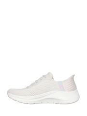 Skechers White/Cream Arch Fit 2.0 Easy Chic Trainers - Image 2 of 5