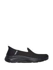 Skechers Black Arch Fit Go Walk 2.0 Delara Trainers - Image 1 of 3