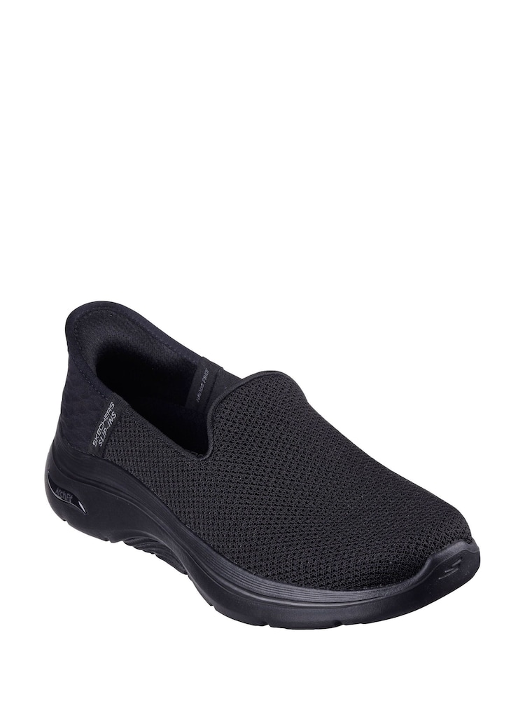 Skechers Black Arch Fit Go Walk 2.0 Delara Trainers - Image 2 of 3