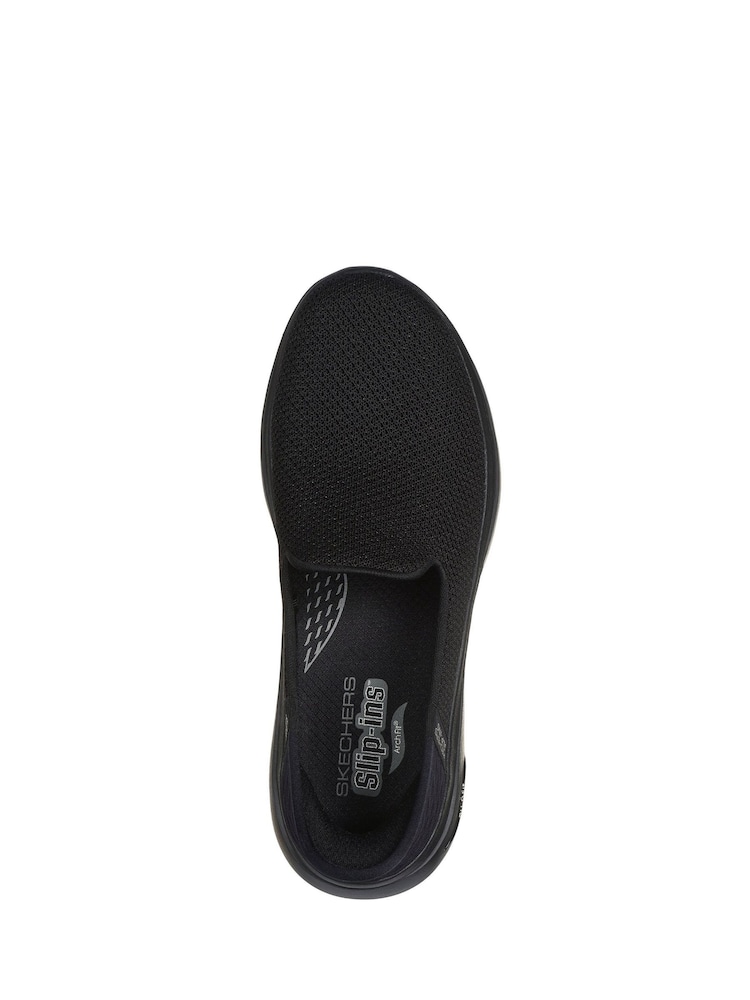 Skechers Black Arch Fit Go Walk 2.0 Delara Trainers - Image 3 of 3