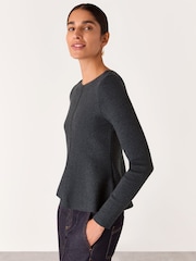Whistles Strickpullover mit Schößchen-Detail - Bild 1 von 5