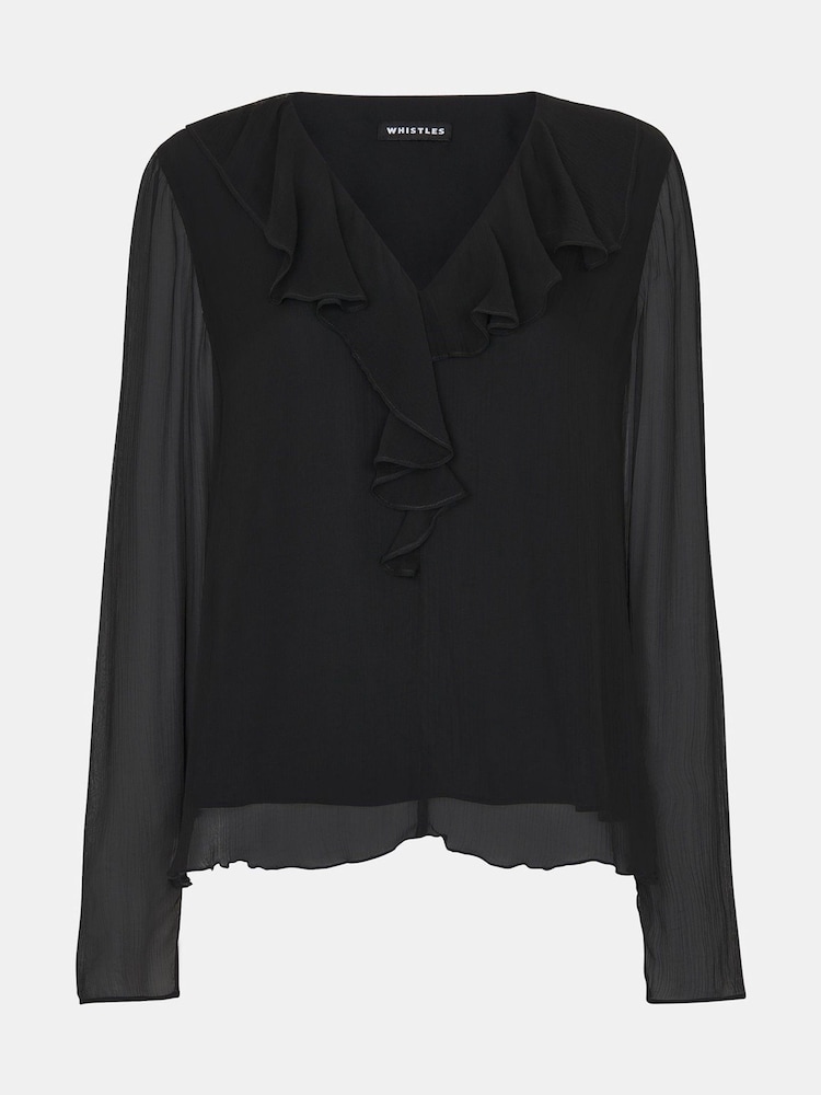 Blusa con detalle de cuello con volantes de Whistles - Imagen 5 de 5