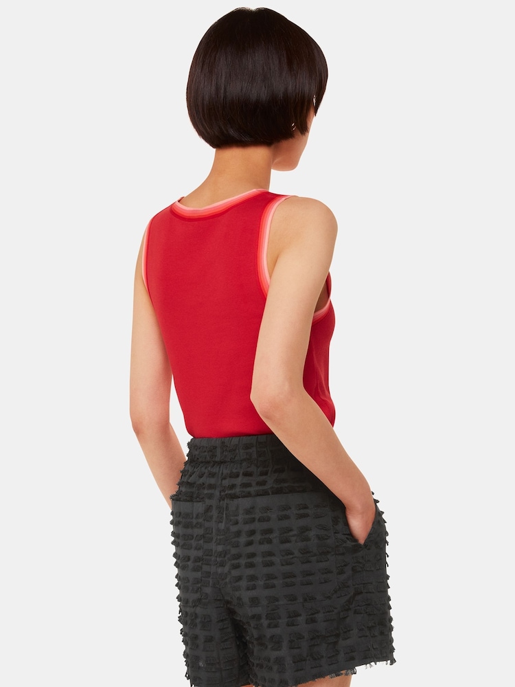 Whistles Black Cami Fringed Shorts - Image 2 of 5