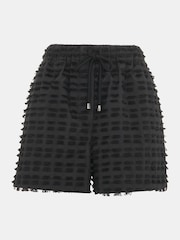 Whistles Black Cami Fringed Shorts - Image 5 of 5