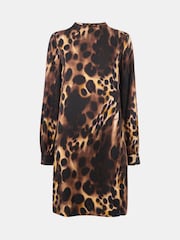 Whistles Animal Misty Leopard Print Cleo Dress - Image 6 of 6
