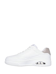 Skechers White Womens Uno Court Trainers - Image 2 of 5