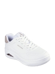 Skechers White Womens Uno Court Trainers - Image 3 of 5