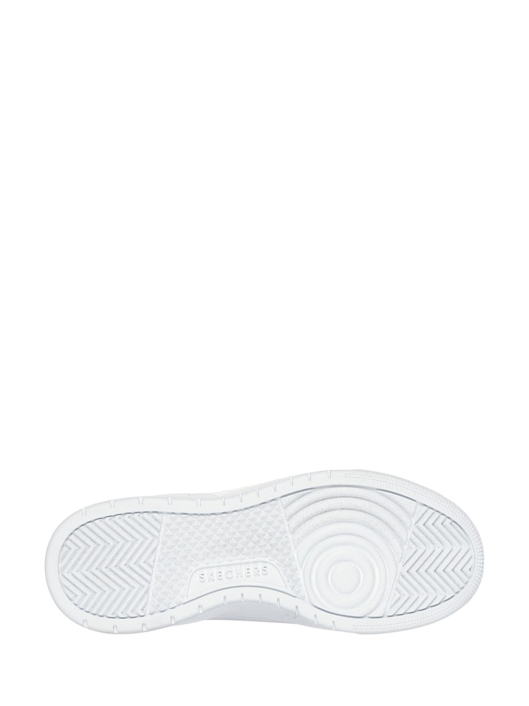 Skechers White Womens Uno Court Trainers - Image 5 of 5