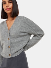 Whistles Grey Camilla Wide Leg Trousers - Image 4 of 5