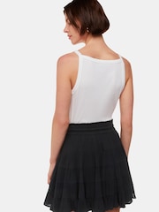 Whistles Violet Mini Black Skirt - Image 2 of 5