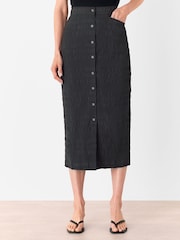 Whistles Sienna Plisse Midi Skirt - Изображение 1 из 5