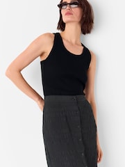 Whistles Sienna Plisse Midi Skirt - Изображение 4 из 5