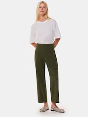 Whistles Green Camilla Wide Leg Trousers - Image 1 of 5