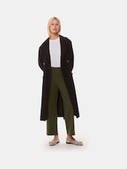 Whistles Green Camilla Wide Leg Trousers - Image 4 of 5