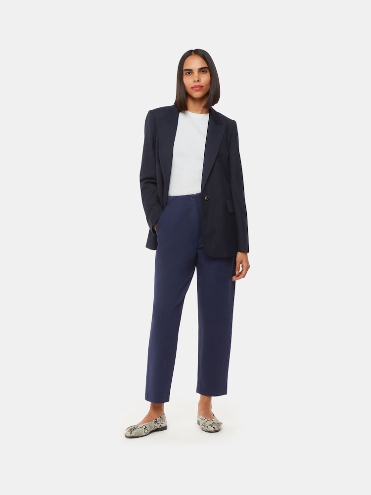 Whistles Blue Lila Ponte Trousers - Image 1 of 5
