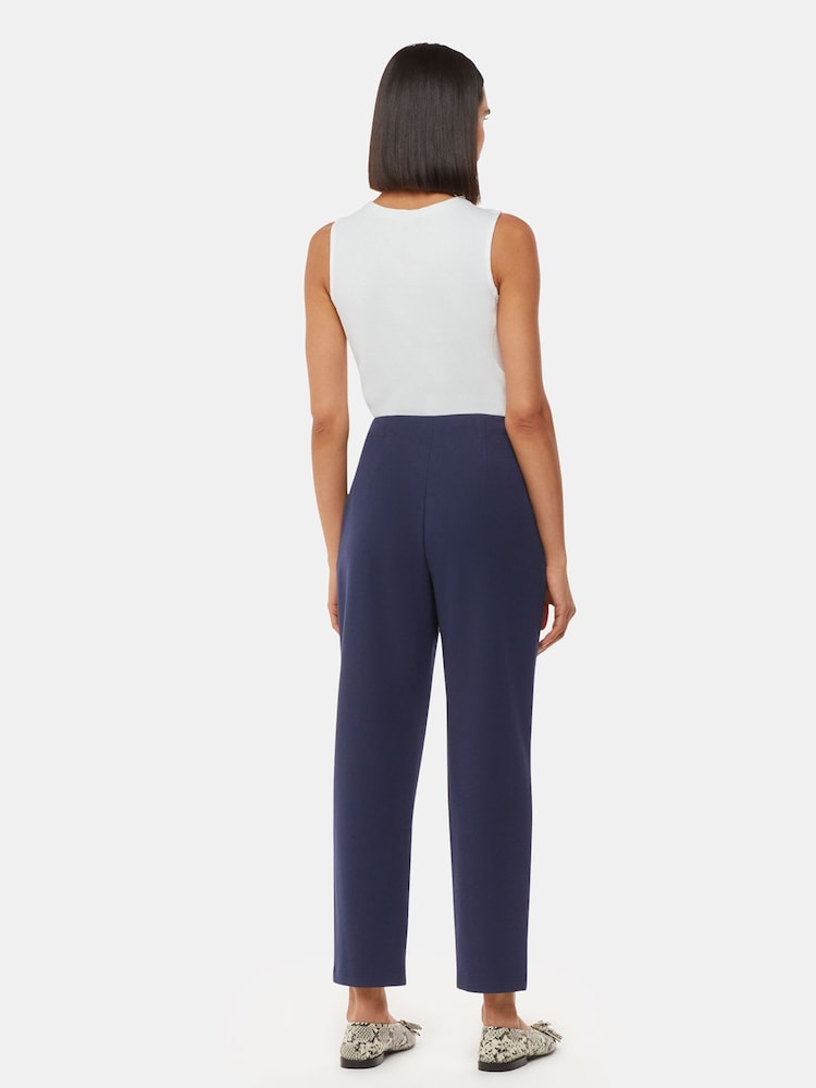 Whistles Blue Lila Ponte Trousers - Image 2 of 5