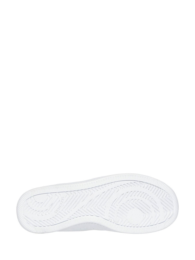 Skechers White Sport Court 2.0 Core Essential Trainers - Image 5 of 5