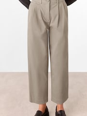 Whistles Nude Bethany Barrel Leg Trousers - Image 3 of 5