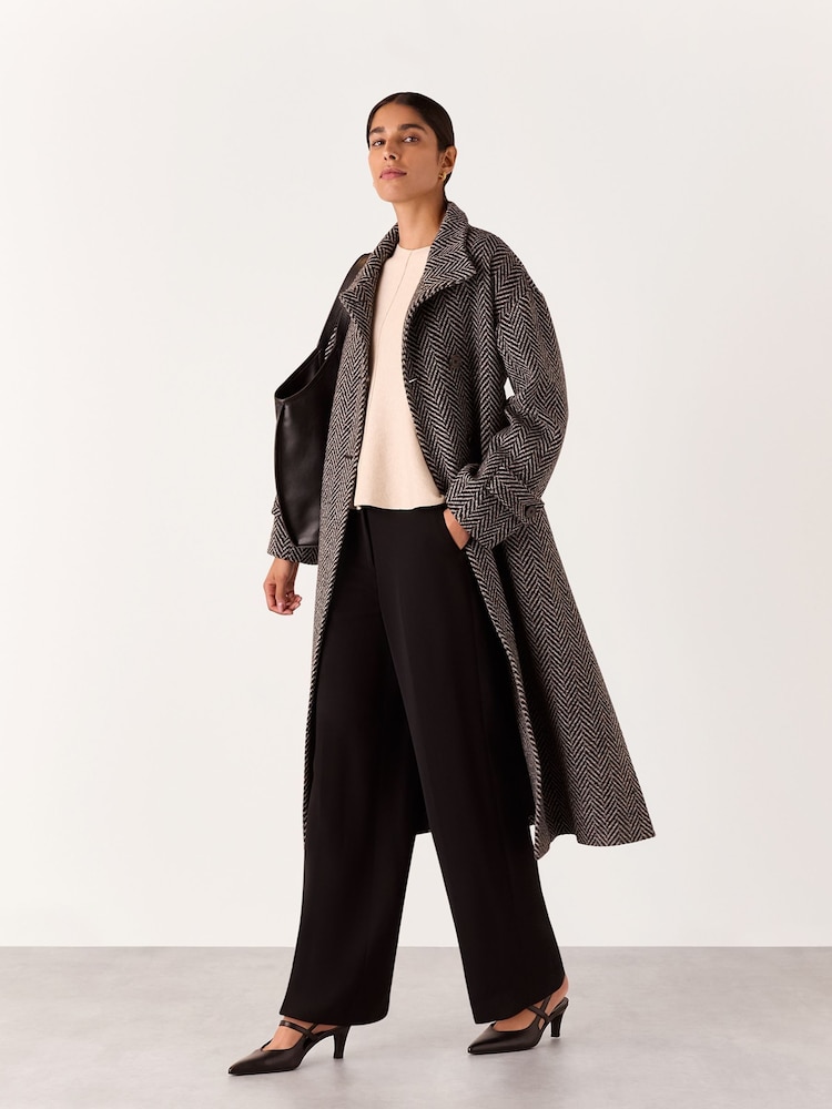 Sweter dzianinowy Whistles z baskinką - Image 3 of 5