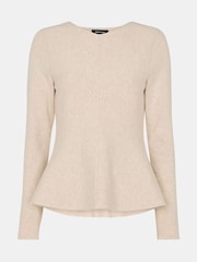 Sweter dzianinowy Whistles z baskinką - Image 5 of 5